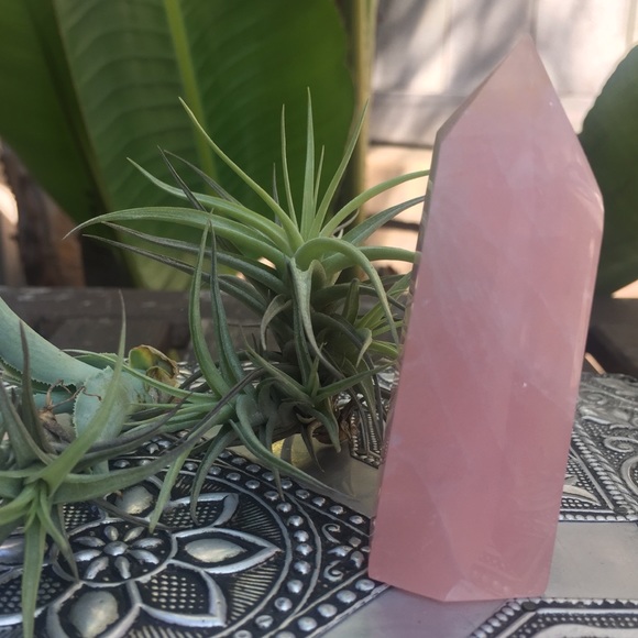 Accessories - XL rose quartz crystal unconditional love wand